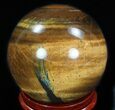 Top Quality Polished Tiger's Eye Sphere #33633-1